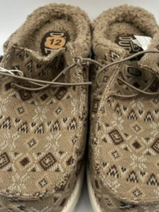 NEW Hey Dude Wally Slip on Sweater shoes Men’s 12 Knit Mules shoes slippers NWT main image 10